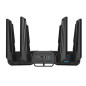 ASUS ROG Rapture GT-BE98 router wireless 10 Gigabit Ethernet Quad-band (2.4 GHz / 5 GHz-1 / 5 GHz-2 / 6 GHz) Nero