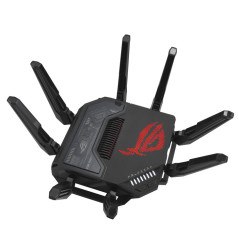 ASUS ROG Rapture GT-BE98 router wireless 10 Gigabit Ethernet Quad-band (2.4 GHz   5 GHz-1   5 GHz-2   6 GHz) Nero