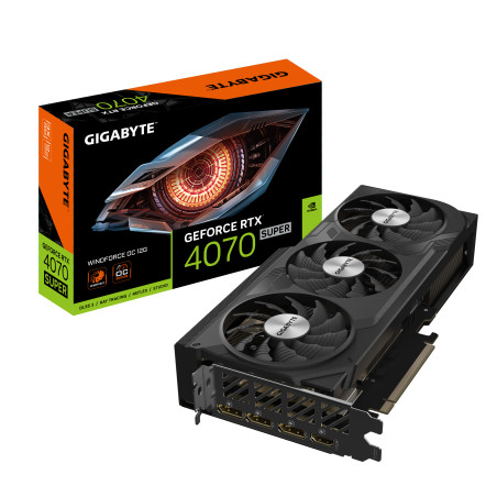 GIGABYTE GeForce RTX 4070 SUPER WINDFORCE OC 12G NVIDIA 12 GB GDDR6X