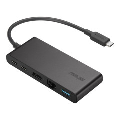 ASUS Dock 4K Cablato USB 3.2 Gen 2 (3.1 Gen 2) Type-C Nero