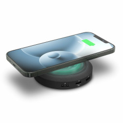 mophie Wireless Charging Hub Universale Nero AC Carica wireless Ricarica rapida Interno