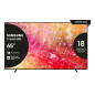 Samsung TV Crystal UHD 4K 65” UE65DU7170UXZT Smart TV Wi-Fi Black 2024, Processore Crystal 4K, 4K Upscaling, Slim Look Design,