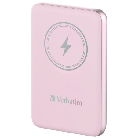 Verbatim Charge 'n' Go Polimeri di litio (LiPo) 10000 mAh Carica wireless Rosa