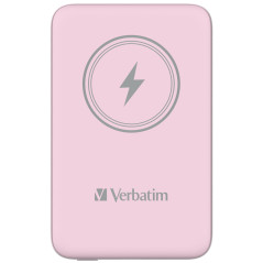 Verbatim Charge 'n' Go Polimeri di litio (LiPo) 10000 mAh Carica wireless Rosa