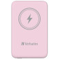 Verbatim Charge 'n' Go Polimeri di litio (LiPo) 10000 mAh Carica wireless Rosa