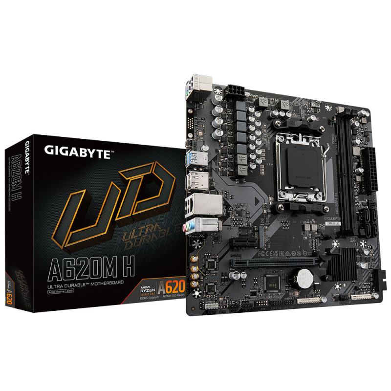 GIGABYTE A620M H scheda madre AMD A620 Socket AM5 micro ATX