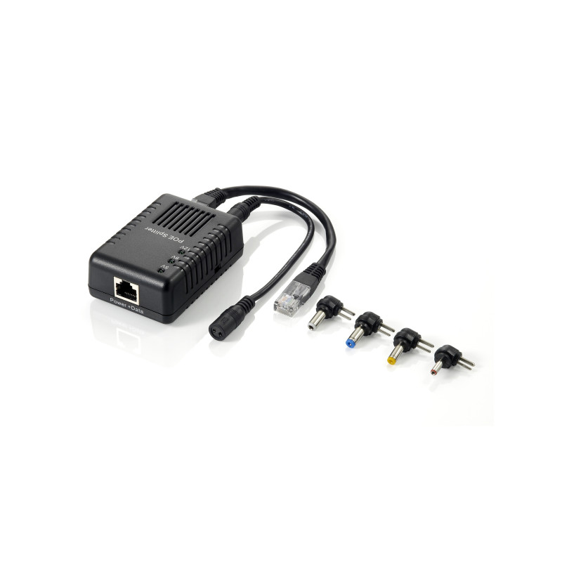 LevelOne POS-1002 divisore di rete Nero Supporto Power over Ethernet (PoE)