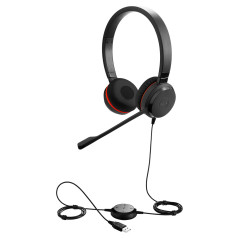 Jabra 4999-829-409 cuffia e auricolare Cablato A Padiglione Ufficio USB tipo A Bluetooth Nero