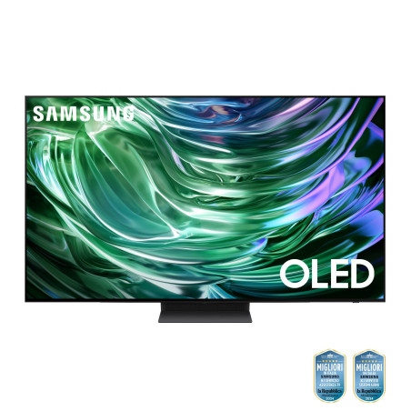 Samsung TV OLED 4K 55” QE55S90DAEXZT Smart TV Wi-Fi Graphite Black 2024, Processore NQ4 AI GEN2, Self-illuminating pixels,