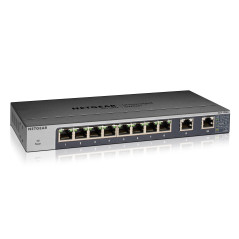 NETGEAR GS110MX Non gestito 10G Ethernet (100 1000 10000) Nero