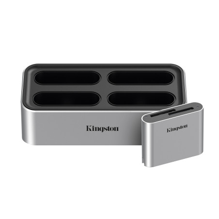 Kingston Technology Dock station per flusso di lavoro USB-C 3.2 Gen2 con lettore di schede SD UHS-II a doppio slot