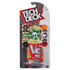 Tech Deck , Plan B Skateboards, Serie Versus, Confezione da 2 Fingerboard da Collezione e Set di Ostacoli, Miniskate,