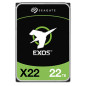 Seagate Exos X22 disco rigido interno 22 TB 7200 Giri/min 512 MB 3.5" Serial ATA III