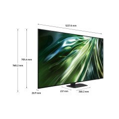 Samsung TV Neo QLED 4K 55" QE55QN90DATXZT Smart TV Wi-Fi Titan Black 2024, Processore NQ4 AI GEN2, Tecnologia Quantum Matrix,