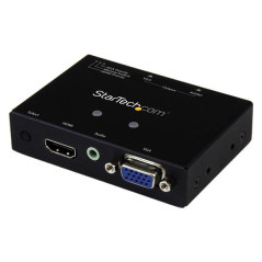 StarTech.com Switch Commutatore 2x1 VGA + HDMI a VGA - Switch Convertitore HDMI   VGA a VGA con commutazione prioritaria - 1080p