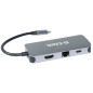 D-Link DUB-2335 replicatore di porte e docking station per laptop Cablato USB tipo-C Grigio