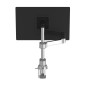 R-Go Tools RGOVLZE4SI supporto da tavolo per Tv a schermo piatto 81,3 cm (32") Scrivania Nero, Argento