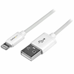 StarTech.com Cavo Connettore Lightning 8-pin Apple a USB di tipo Slim per iPhone   iPod   iPad da 1m - Bianco