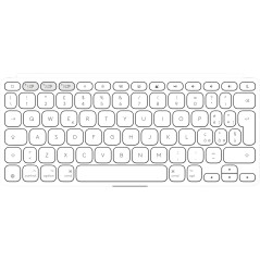 Logitech Keys-To-Go 2 tastiera Universale Bluetooth QWERTY Italiano Bianco