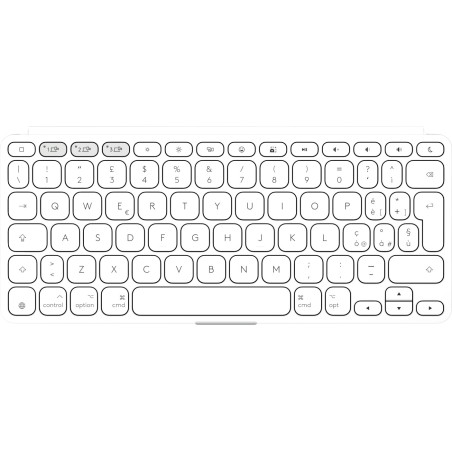 Logitech Keys-To-Go 2 tastiera Universale Bluetooth QWERTY Italiano Bianco