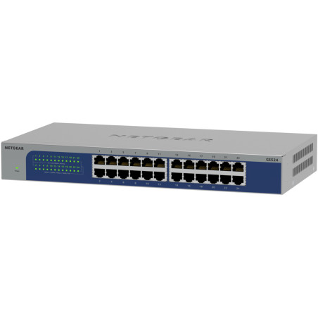 NETGEAR GS524-300EUS switch di rete Non gestito Gigabit Ethernet (10 100 1000) Grigio