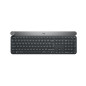 Logitech Craft Advanced keyboard with creative input dial tastiera Universale RF senza fili + Bluetooth AZERTY Belga Nero,