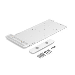 Logitech Compute Mount Supporto per CPU montata su supporto monitor Bianco