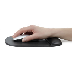 StarTech.com Tappetino per mouse con poggiapolso (17x18x2cm) - Tappetino per mouse ergonomico con supporto per il polso, Mouse