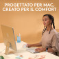 Logitech Lift for Mac mouse Ufficio Mano destra RF senza fili + Bluetooth Ottico 4000 DPI