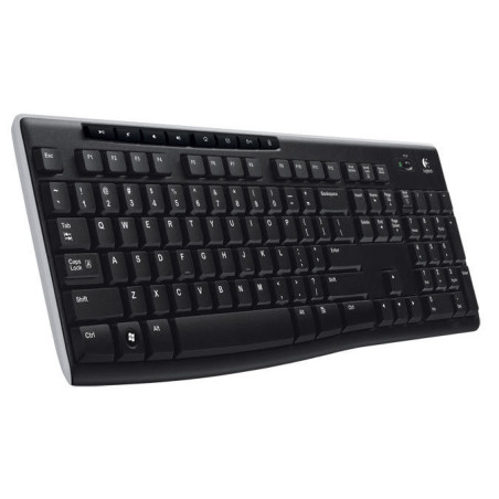 Logitech Wireless Keyboard K270 tastiera RF Wireless QWERTZ Svizzere Nero