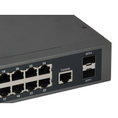 LevelOne GEP-2652 switch di rete Gestito L2 Gigabit Ethernet (10 100 1000) Supporto Power over Ethernet (PoE) Grigio