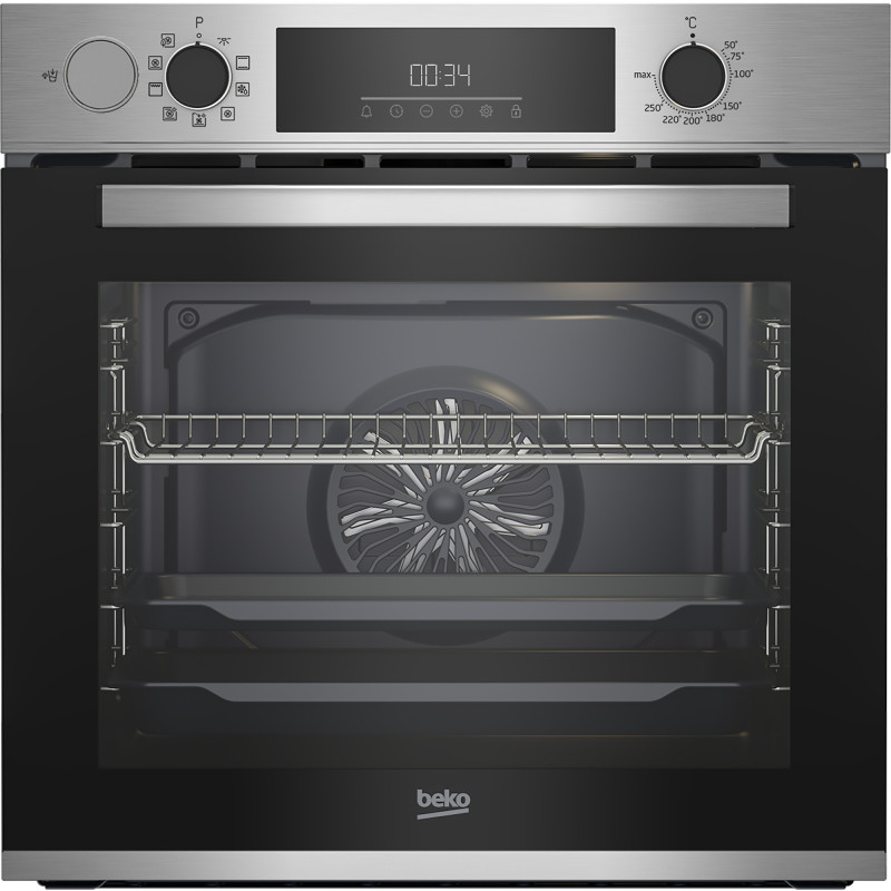 Beko Forno Multifunzione BBIS12300XDE Assistito a Vapore SteamAssist, b300, 9 Funzioni, A+, Acciaio Inox