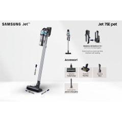 Samsung Aspirapolvere senza filo Jet™ 75E pet 200W VS20B75AGR1