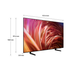 Samsung TV OLED 4K 77” QE77S85DAEXZT Smart TV Wi-Fi Graphite Black 2024, Processore NQ4 AI GEN2, Self-illuminating pixels,