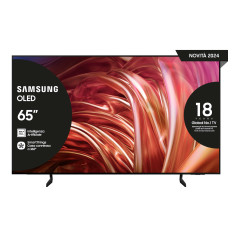 Samsung TV OLED 4K 65” QE65S85DAEXZT Smart TV Wi-Fi Graphite Black 2024, Processore NQ4 AI GEN2, Self-illuminating pixels,