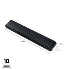 Samsung Soundbar HW-S60D ZF Serie S, 7 Speaker, Wireless Dolby Atmos, Audio a 5.0 Canali, Q-Simphony, Alexa integrato e