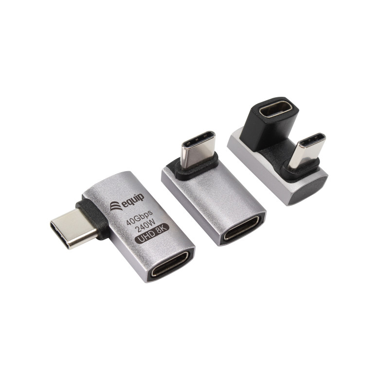 Equip 133478 adattatore per inversione del genere dei cavi USB C Nero, Grigio