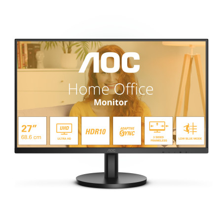 AOC B3 U27B3M Monitor PC 68,6 cm (27") 3840 x 2160 Pixel 4K Ultra HD LCD Nero