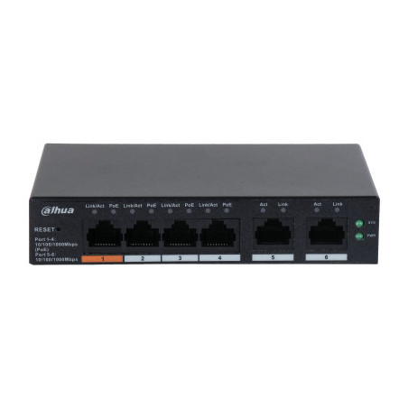 Dahua Technology DH-CS4006-4GT-60 switch di rete Gestito L2 Gigabit Ethernet (10/100/1000) Supporto Power over Ethernet (PoE)