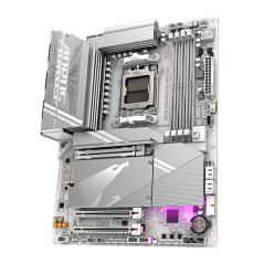 GIGABYTE X870 AORUS ELITE WIFI7 ICE Scheda Madre - Supporta CPU AMD Ryzen 9000, 16+2+2 fasi VRM digitale, fino a 8200MHz DDR5