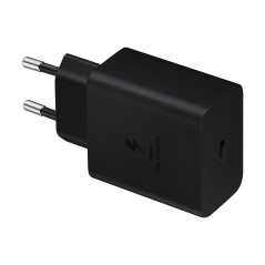 Samsung Caricabatterie Super Fast Charging 45W EP-T4510, Porta USB-C (con Cavo), Nero