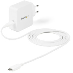 StarTech.com Caricatore USB C da parete - Alimentatore USB C per laptop 60W PD - Cavo da 2 m - Adattatore di alimentazione