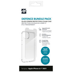 IFROGZ Defence Bundle Pack custodia per cellulare 15,5 cm (6.1") Cover Trasparente