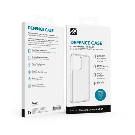 IFROGZ Defence custodia per cellulare 16,3 cm (6.4") Cover Trasparente