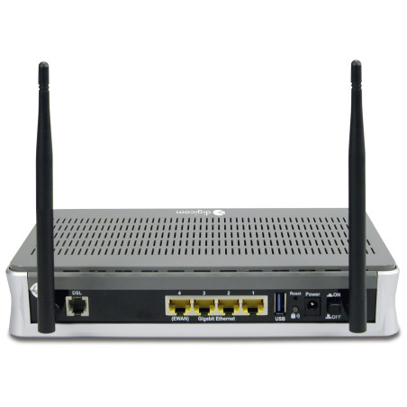 Digicom RA4GW30-B01 router wireless Gigabit Ethernet Dual-band (2.4 GHz/5 GHz) Grigio