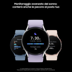 Samsung Galaxy Watch5 44mm Smartwatch Ghiera Touch in Alluminio Memoria 16GB Silver