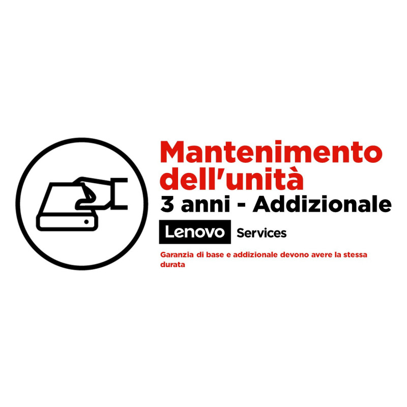 Lenovo 3Y Keep Your Drive 1 licenza/e 3 anno/i