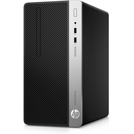 HP ProDesk 400 G5 Intel® Core™ i5 i5-8500 8 GB DDR4-SDRAM 1 TB HDD Windows 10 Pro Micro Tower PC Nero, Argento