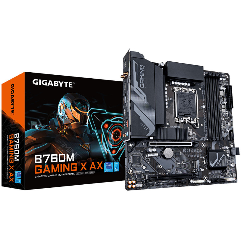 GIGABYTE B760M Gaming X AX Intel B760 Express LGA 1700 micro ATX