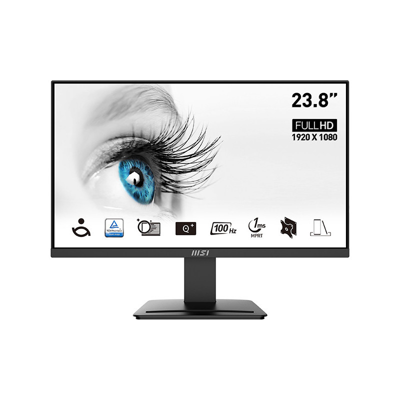 MSI Pro MP2412 Monitor PC 60,5 cm (23.8") 1920 x 1080 Pixel Full HD LCD Nero